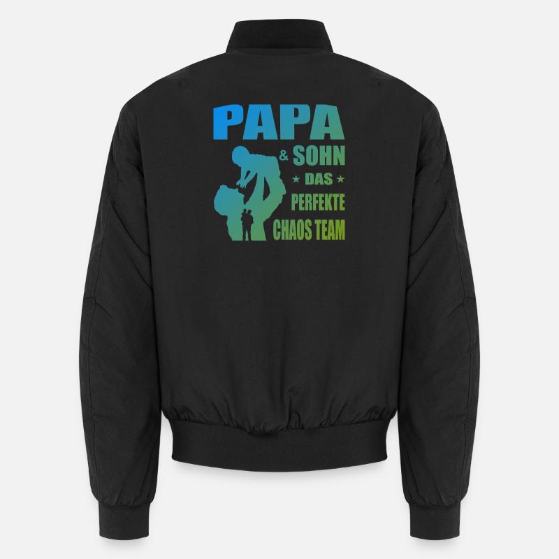 Bester Papa Und Sohn Partnerlook Outfit Unisex Bomberjacke