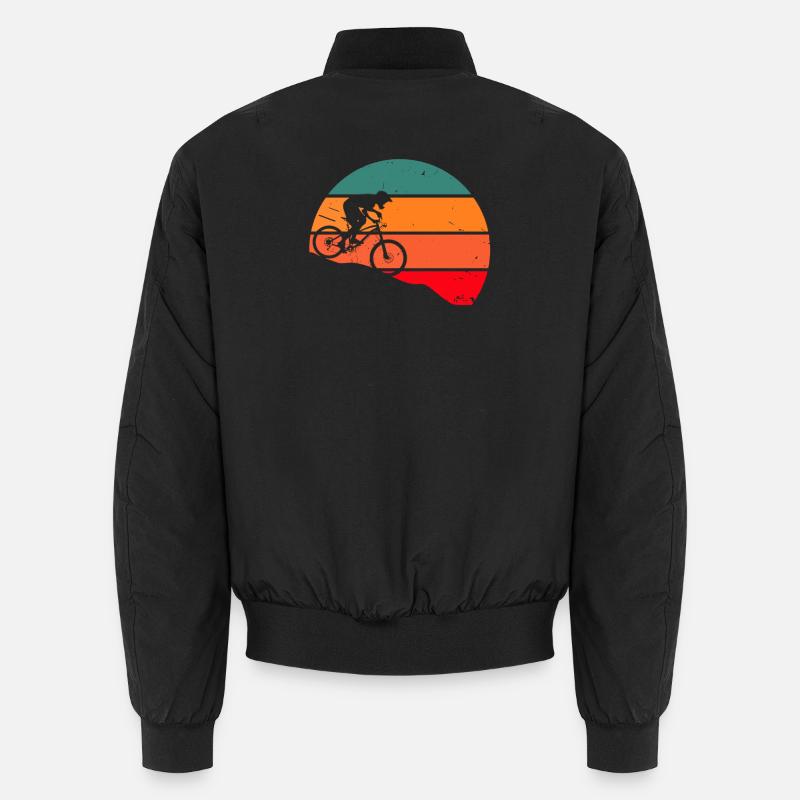 Dwonhill Sunset - Unisex Bomberjacke - Schwarz