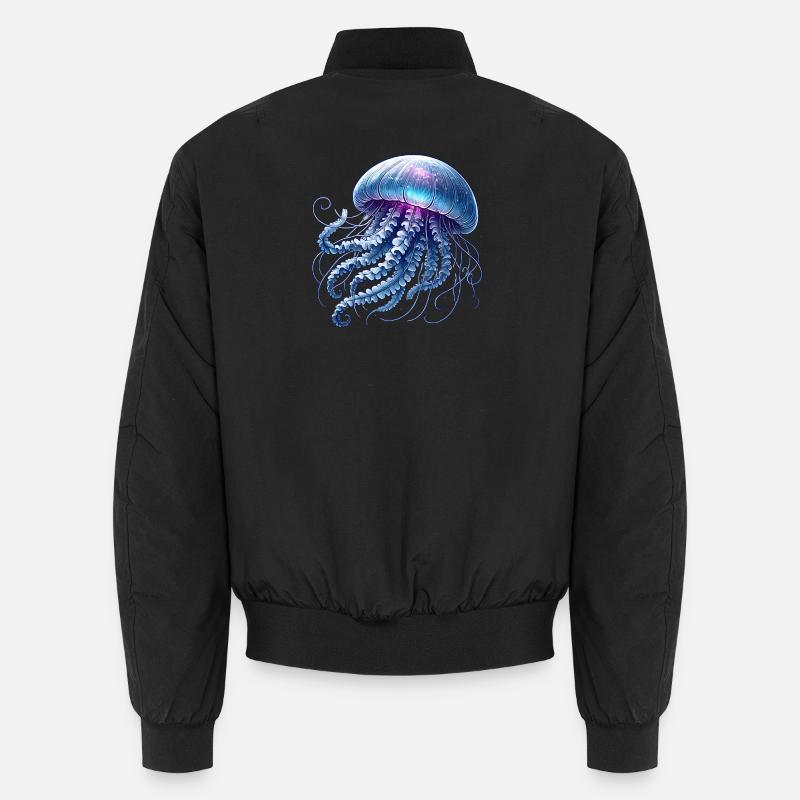 Jellyfish Design Unisex Bomber Jacket