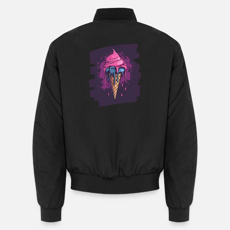 Crème glacée Crème glacée Bomber unisexe