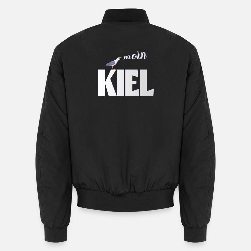 Kiel Möwe & Moin Design Unisex Bomberjacke