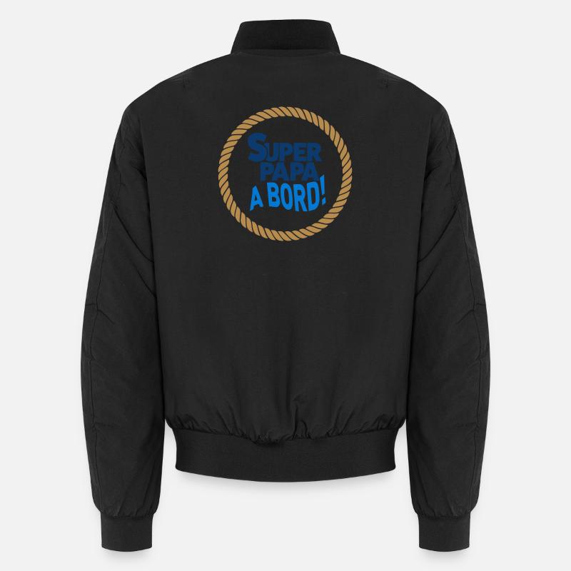 Super Dad on board Unisex Bomber Jacket