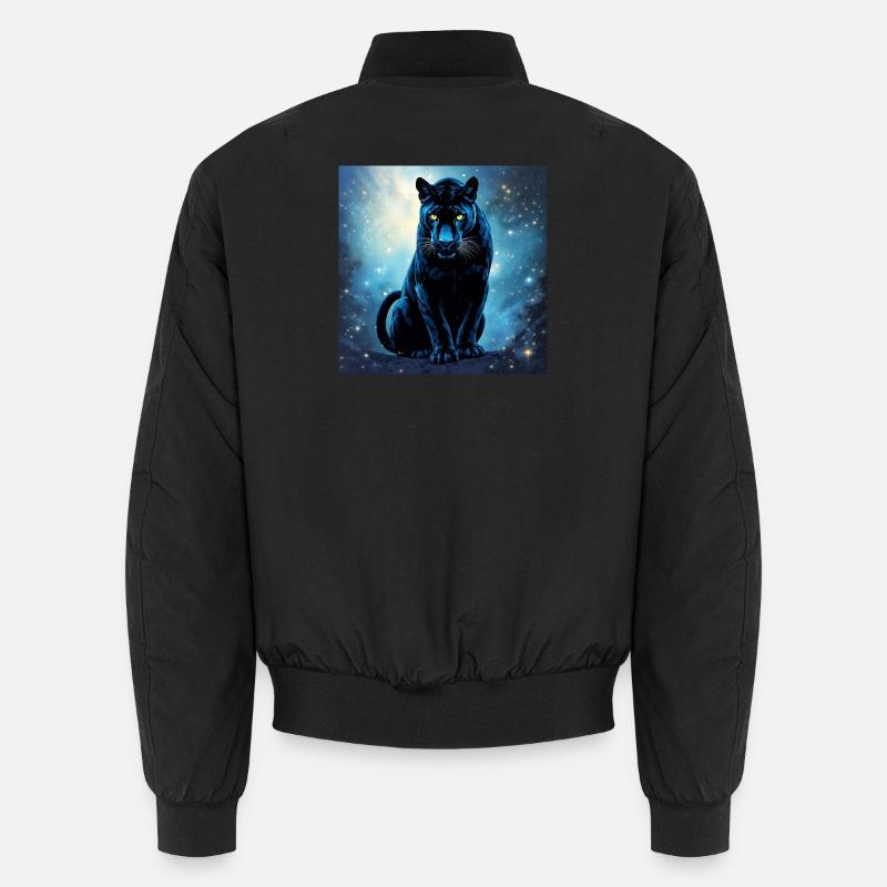 Krafttier Dunkler Panther - Unisex Bomberjacke - Schwarz