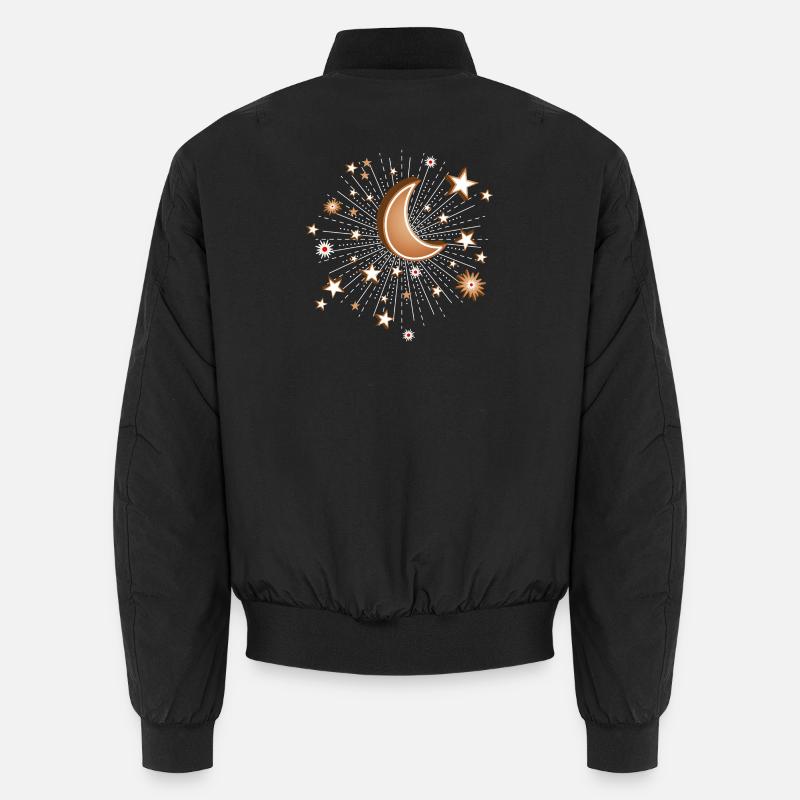 Sternennacht aus Plätzchen – Ein süßer Nachthimmel Unisex Bomberjacke