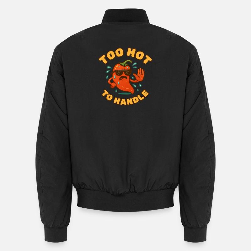 Too Hot to Handle Chili Unisex Bomber Jacket