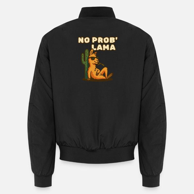 Pas de problème Lama Bomber unisexe
