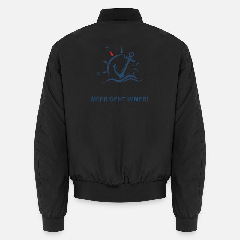 Meer geht immer Unisex Bomberjacke