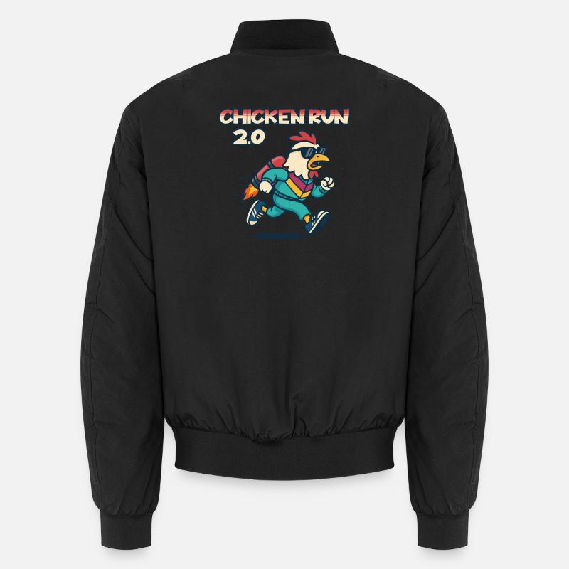Chicken Run 2.0 Abenteuer-Tee Unisex Bomberjacke