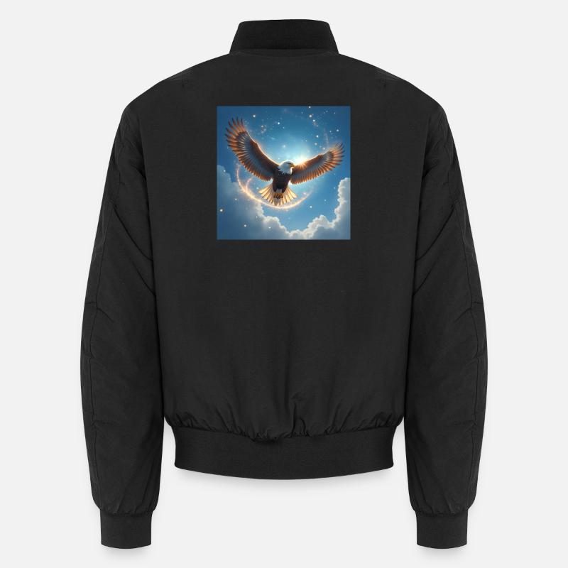 Animal Totem Aigle en Vol Bomber unisexe