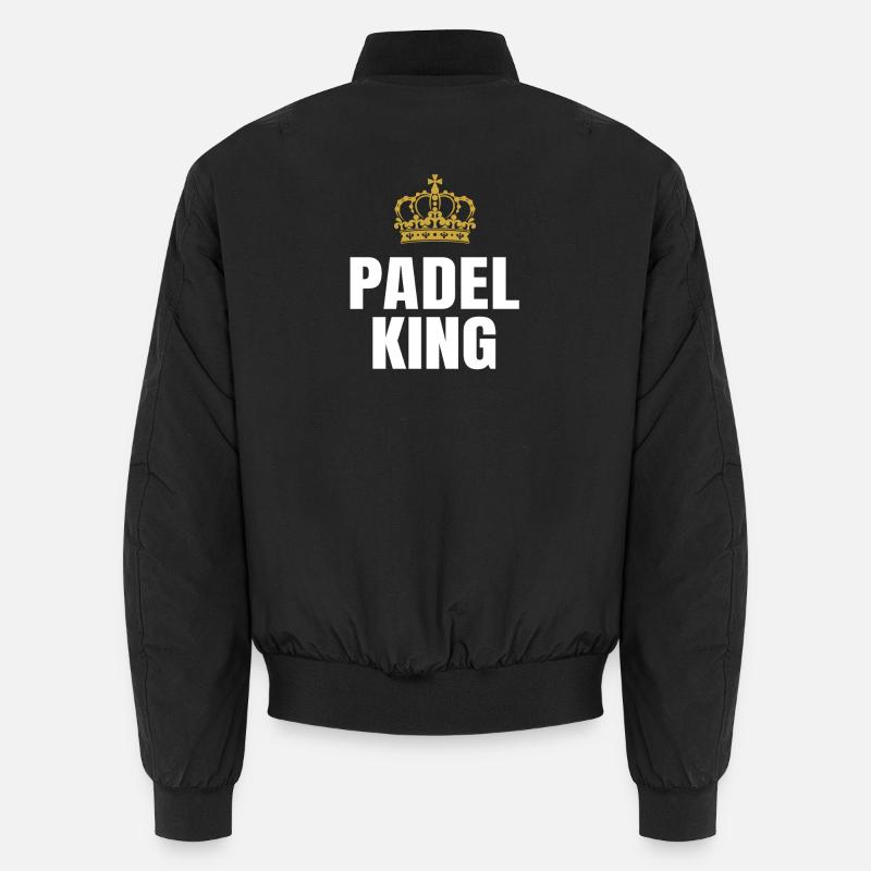 Padel King - Unisex Bomber Jacket - black