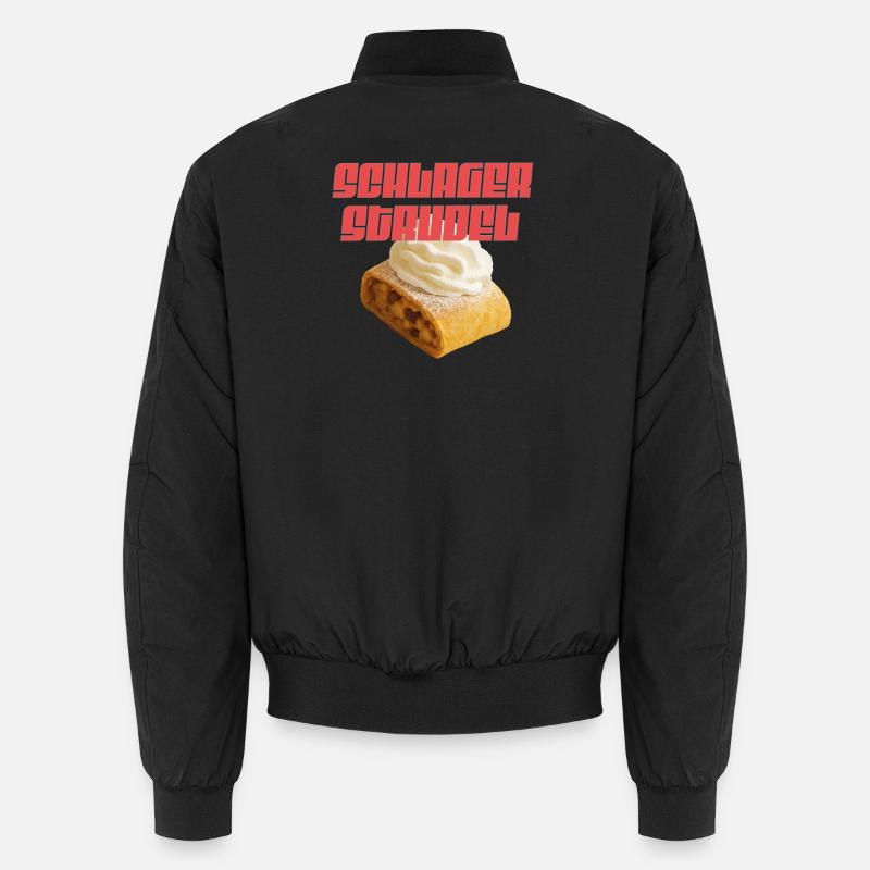Schlager Strudel Crowd Energy - Unisex Bomberjacke - Schwarz