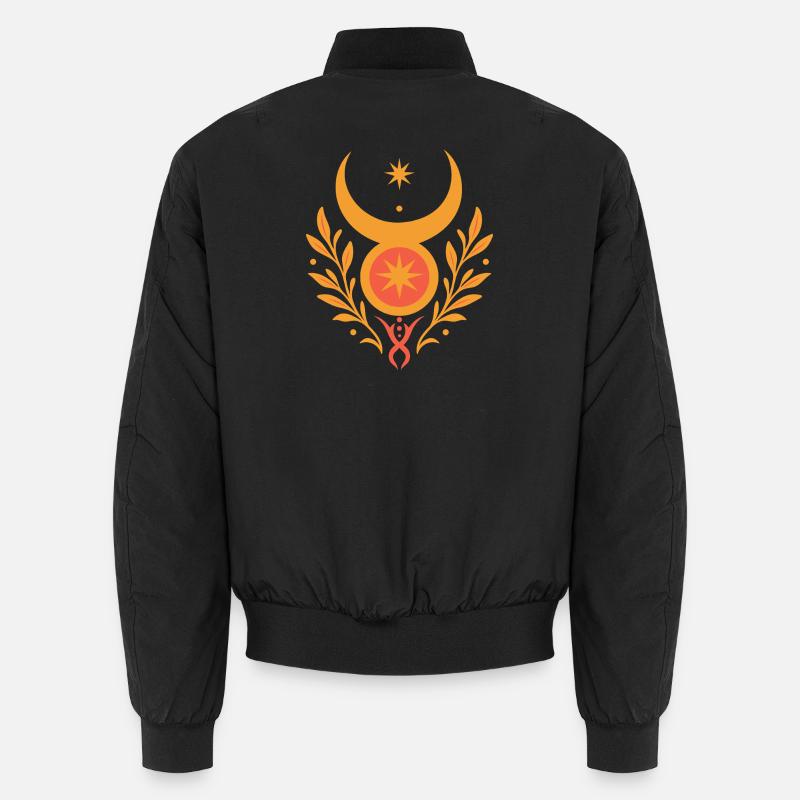 Mittsommer Sonnengott - Pagan & Wicca - Unisex Bomberjacke - Schwarz
