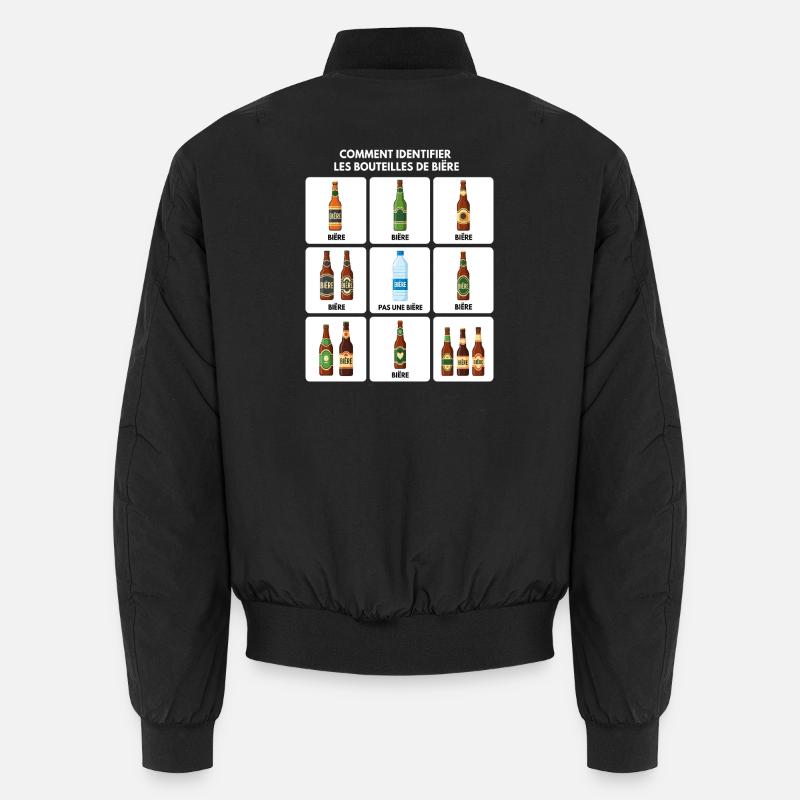 Bier-Identifizierungs-Guide Unisex Bomberjacke