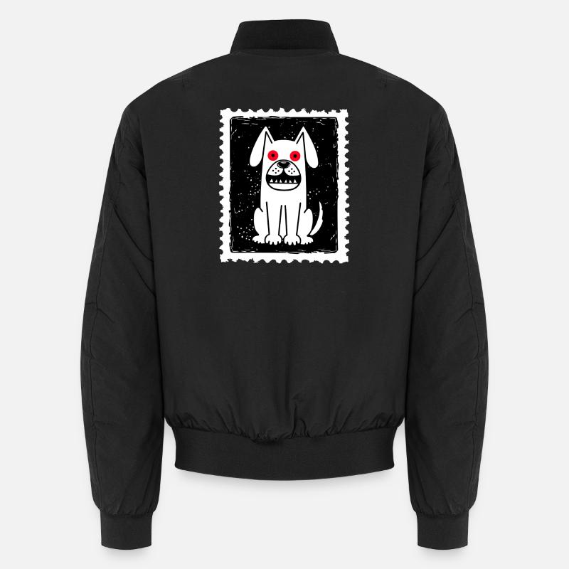 Ghost Dog Unisex Bomber Jacket