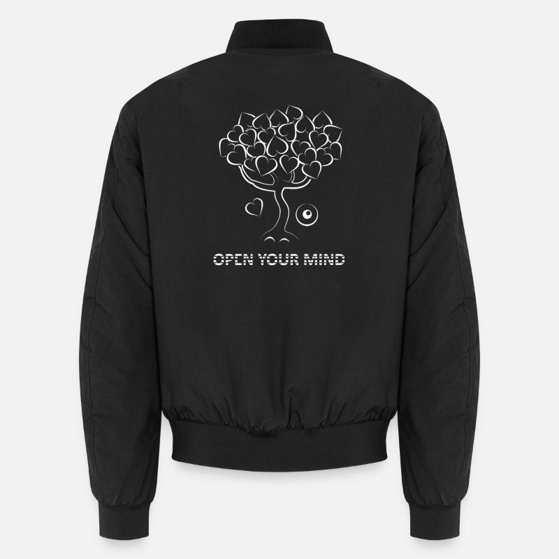 Open your mind tree Unisex Bomber Jacket