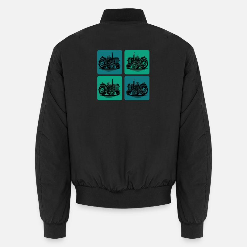Traktor Design Unisex Bomberjacke
