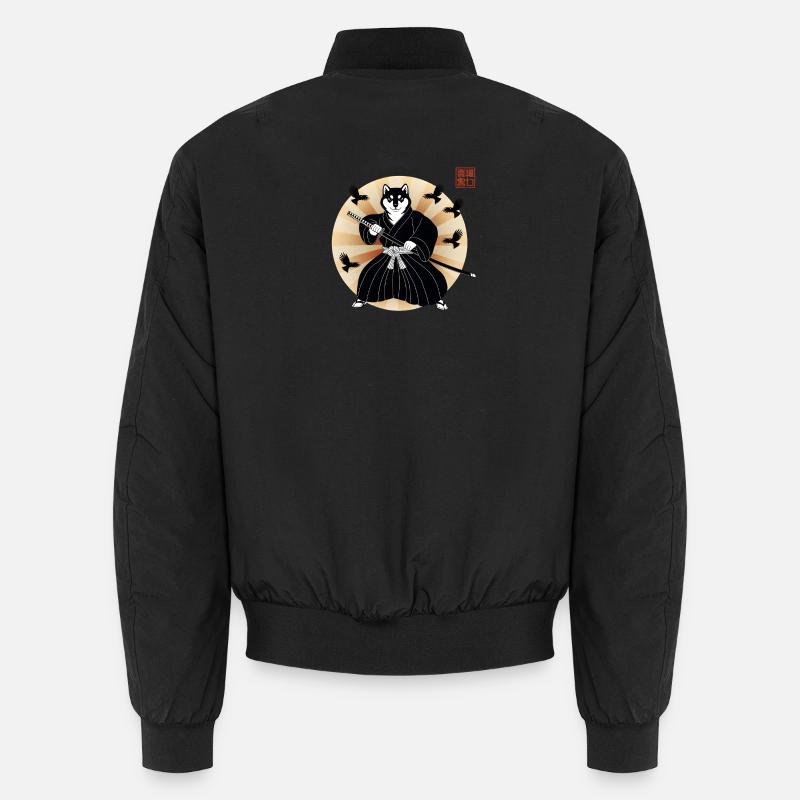 Shiba Samurai Unisex Bomber Jacket