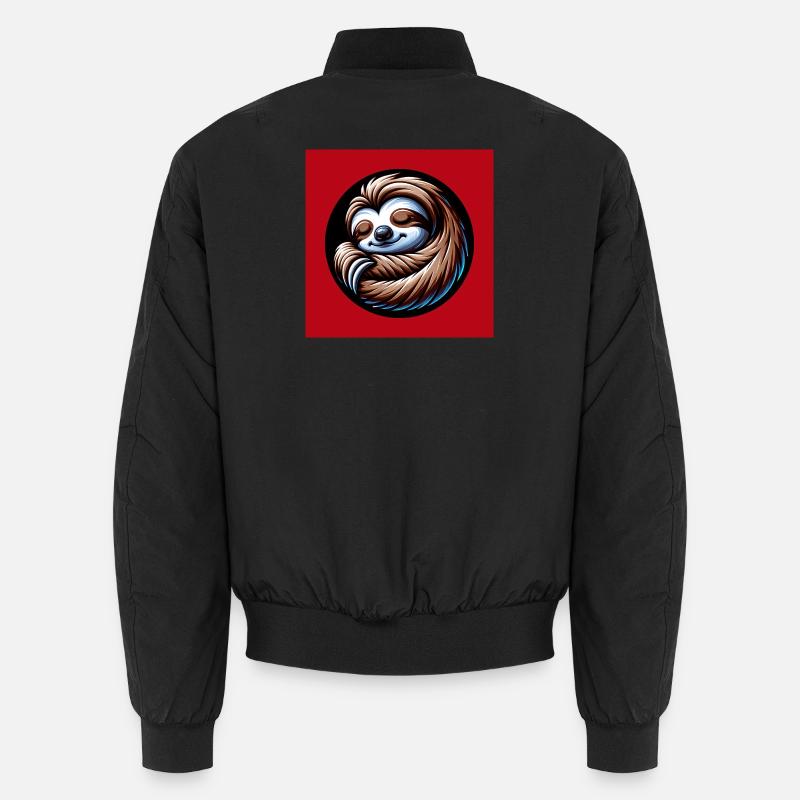 Faultier - cool bleiben immer mit der Ruhe Unisex Bomberjacke