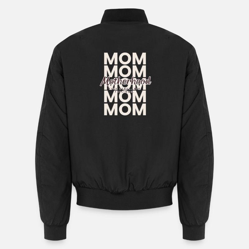 Maternité – Tiny Rebel, Big Feelings Mom Design Bomber unisexe
