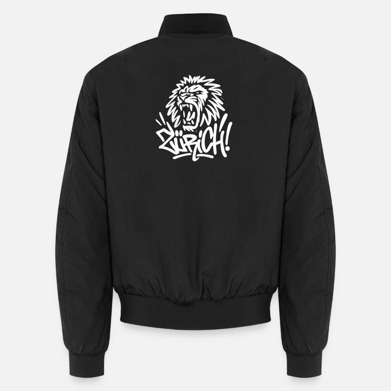 ZÜRICH Graffiti Löwe Unisex Bomberjacke