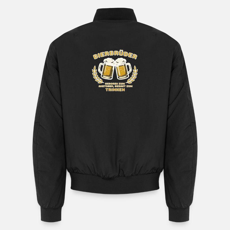 Bierbrüder - Unisex Bomberjacke - Schwarz
