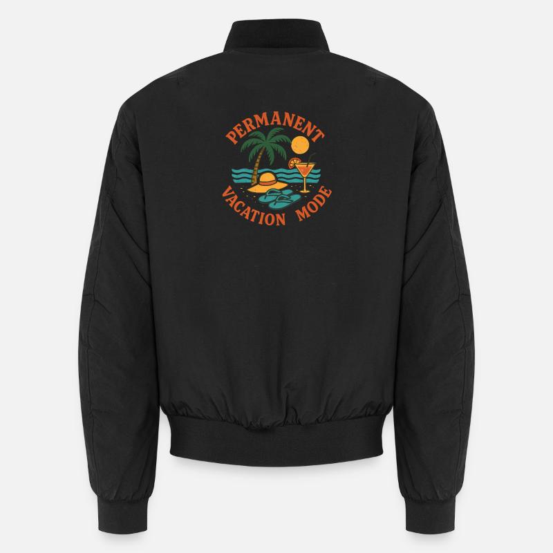Permanenter Urlaub Retro-Modus Unisex Bomberjacke