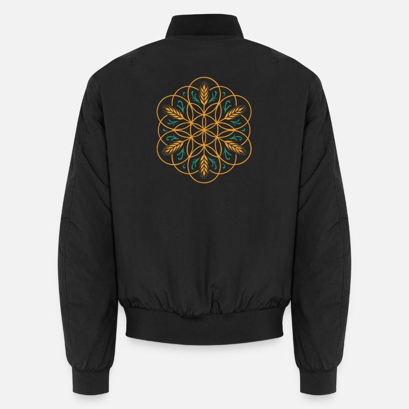 La fleur de vie de Lamma - Conception de la fête des moissons Bomber unisexe