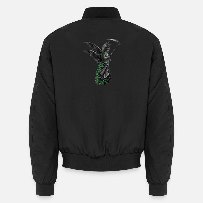 engelstatue, goth - Unisex Bomberjacke - Schwarz