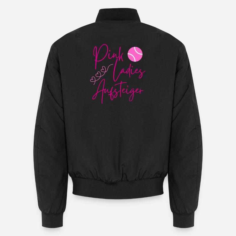 Rose Dames Astérisque Design - Bomber unisexe - noir