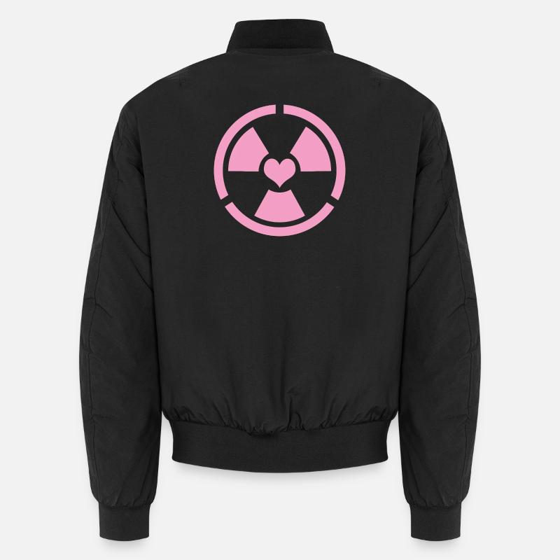 Liebe Strahlung Unisex Bomberjacke