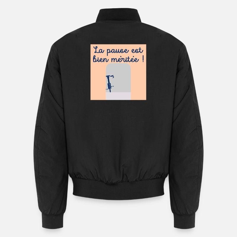 Rad-Rad-Pause Unisex Bomberjacke