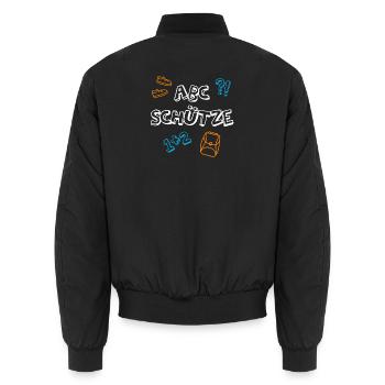 ABC Shooter School Débutants Satchel Élèves 1ère Année - Bomber unisexe - noir - Dos - AI Model Male 185 light (185cm)