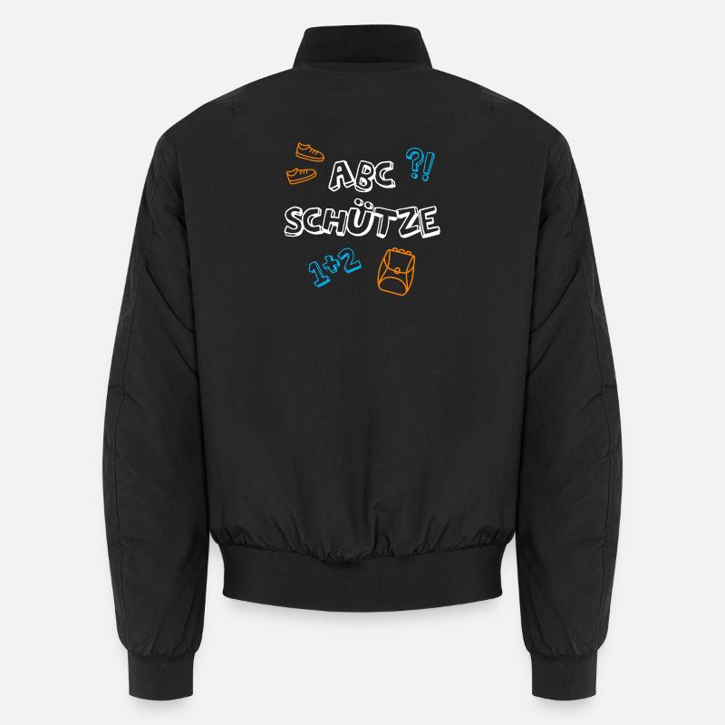 ABC Shooter School Beginners Satchel Pupils 1st Grade Unisex Bomber Jacket