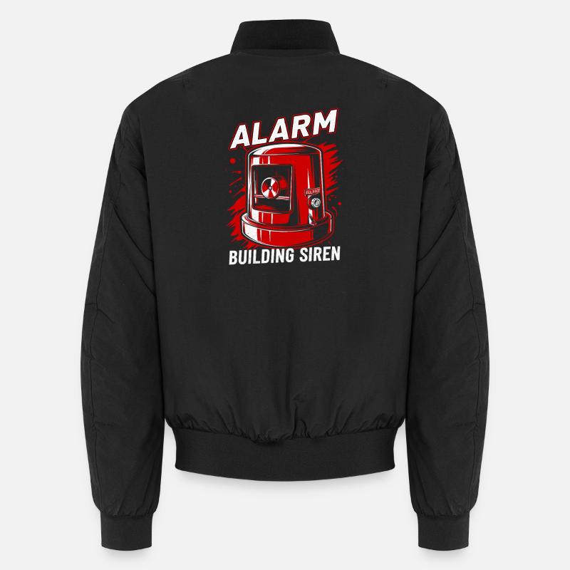 Sirene – Alarm - Unisex Bomberjacke - Schwarz