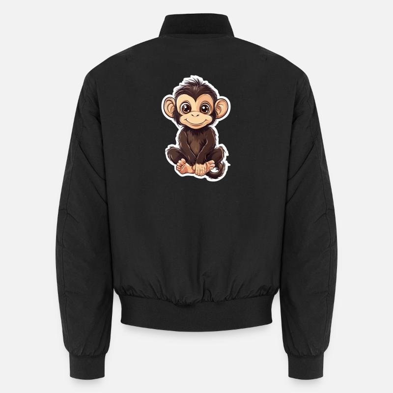 Singe Mignon Singe Cadeau pour les fans de Singe Bomber unisexe