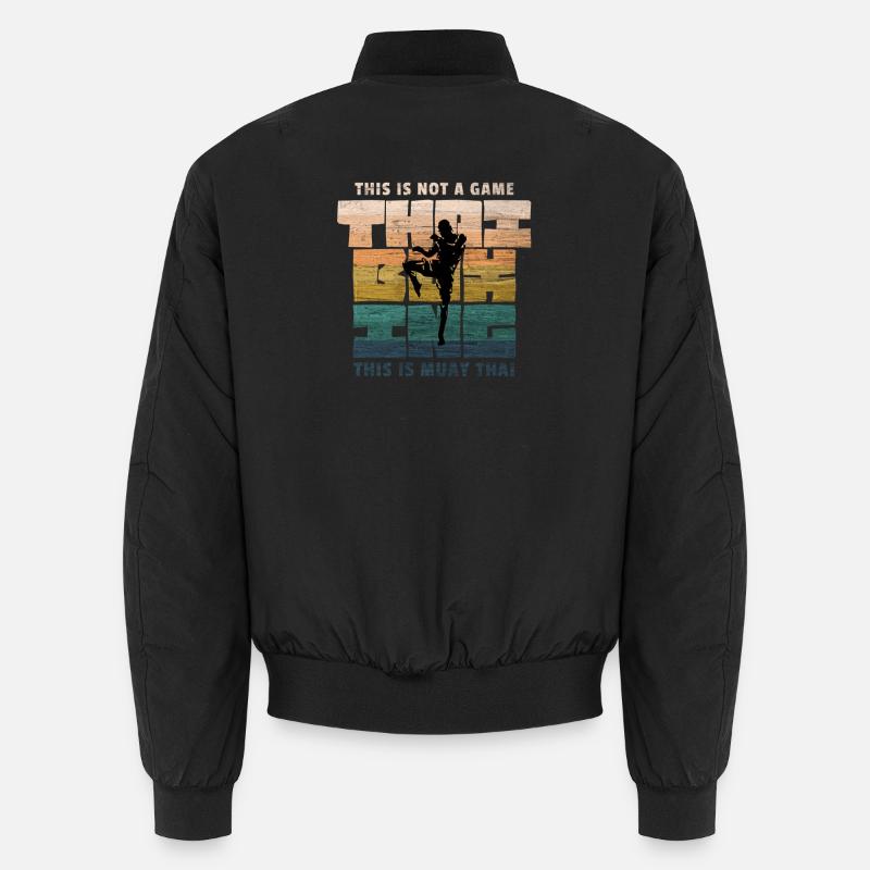 Thai Boxing, Thai Boxing, Thai Boxing Unisex Bomber Jacket