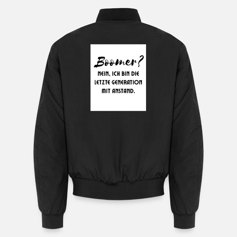Generation with Style Saying Unisex Bomber Jacket