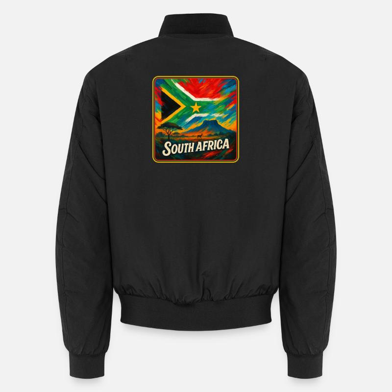 Conception du drapeau de l’Afrique du Sud Bomber unisexe