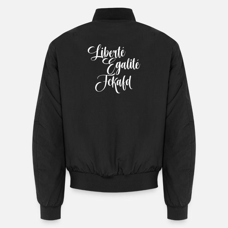 Liberté Egalité Together against AFD Summer 2025 Unisex Bomber Jacket