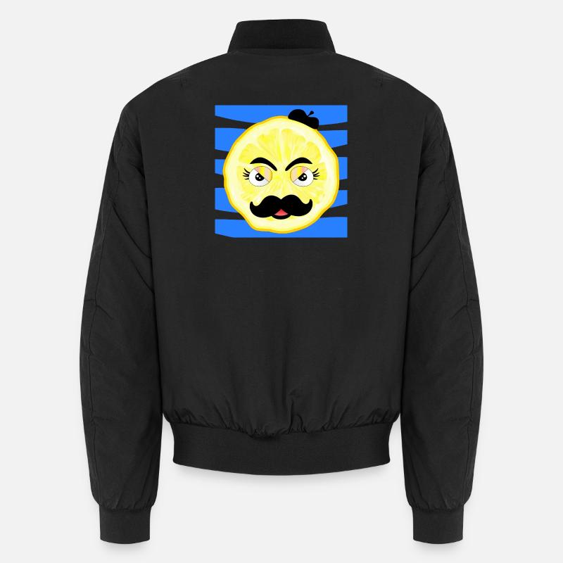 Papa Schnurrbart - Vater Bart Unisex Bomberjacke