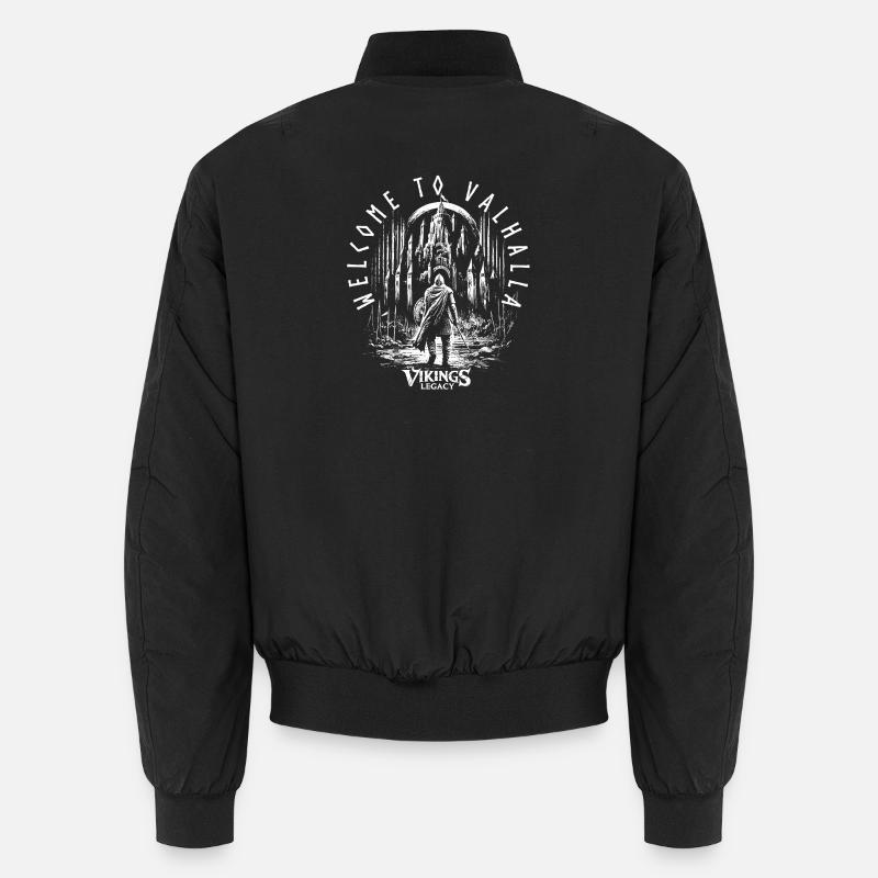 Valhalla - Halle der gefallenen Krieger Unisex Bomberjacke