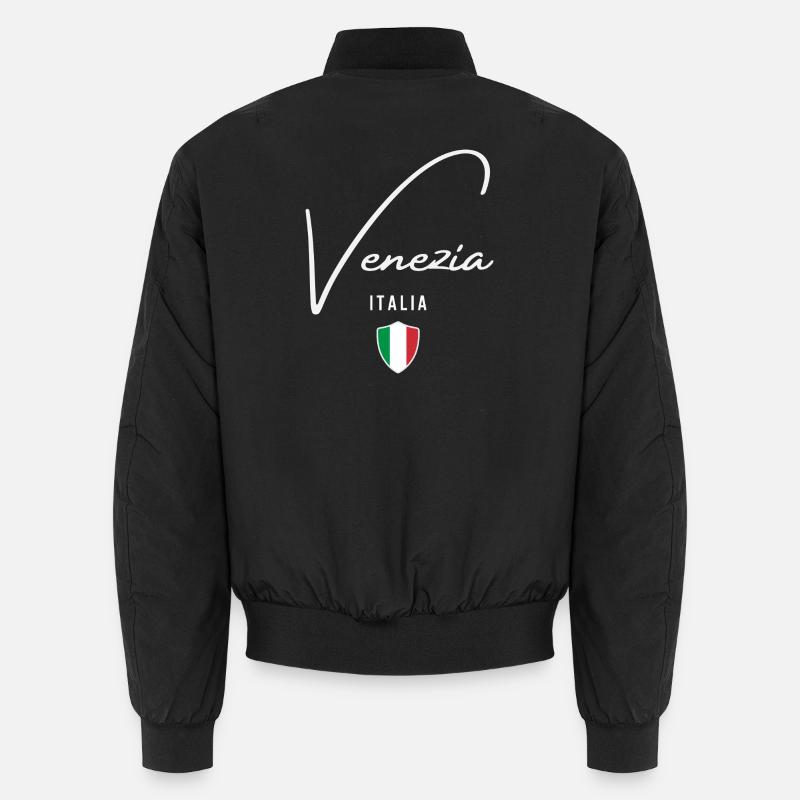 I love Venice, souvenir Venice - Unisex Bomber Jacket - black