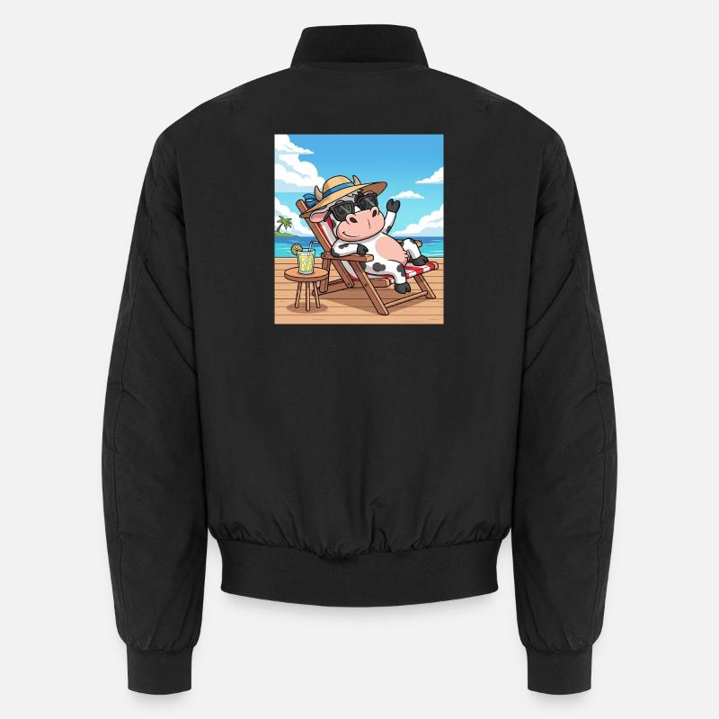 Coole Kuh - Unisex Bomberjacke - Schwarz