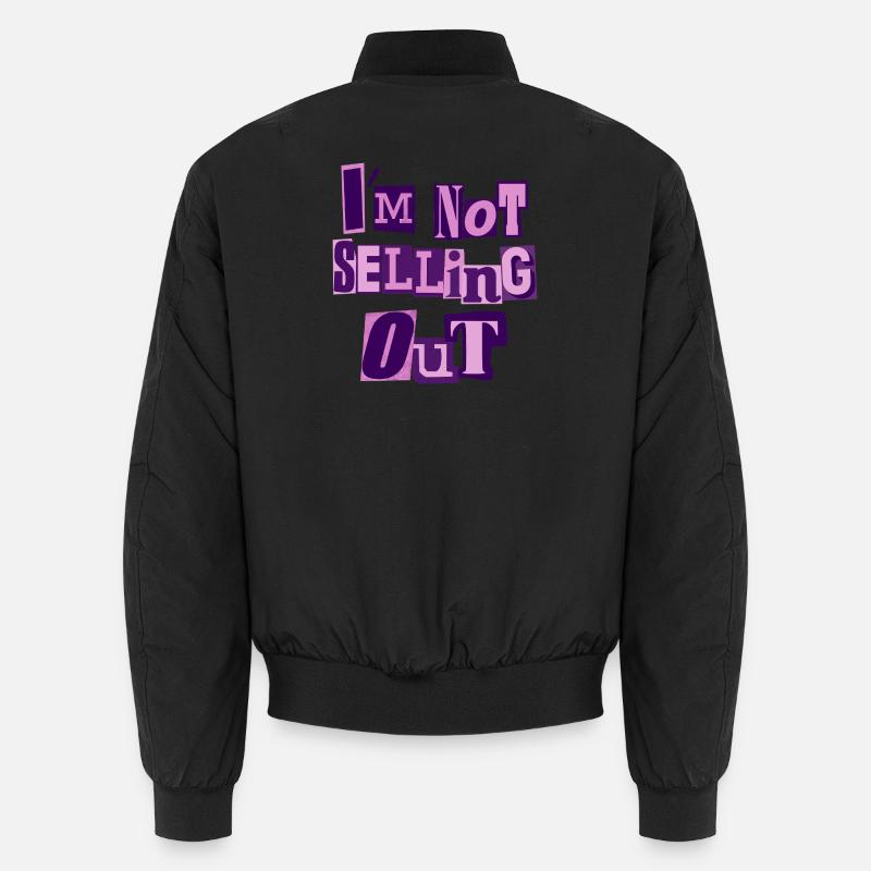Je ne suis pas en rupture de stock (rose) - Bomber unisexe - noir