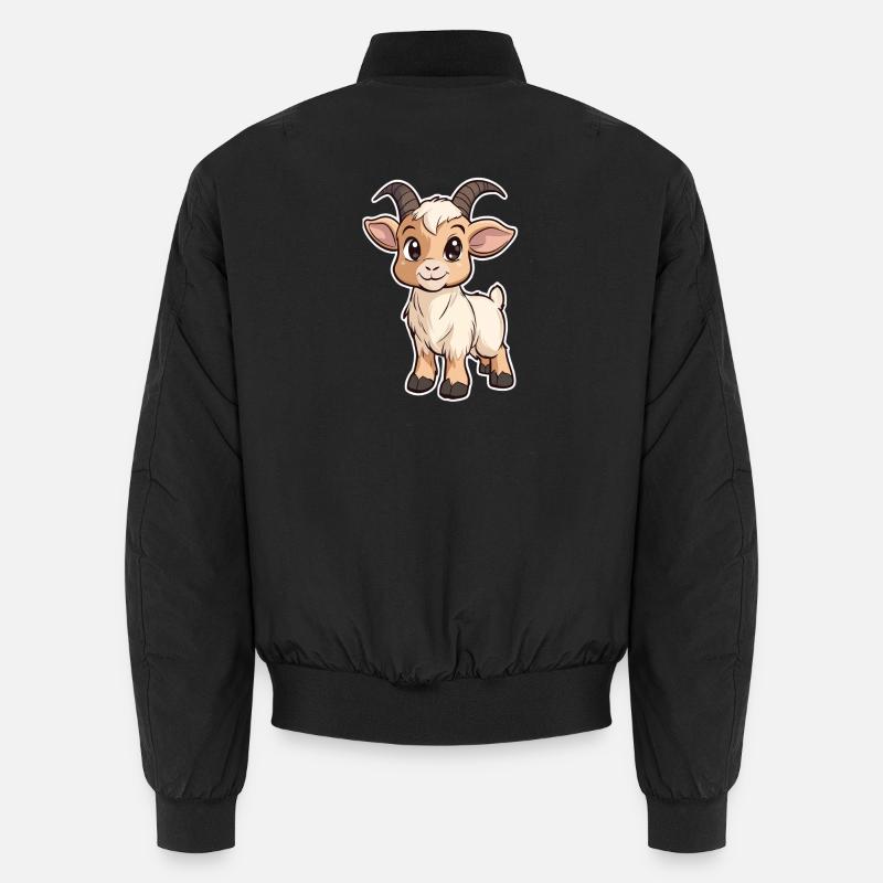 Goat - Unisex Bomber Jacket - black