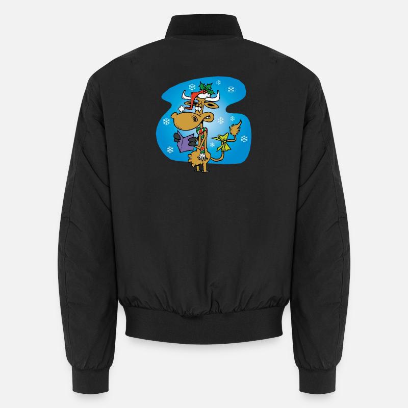 Vache Père Noël *drôle* Bomber unisexe
