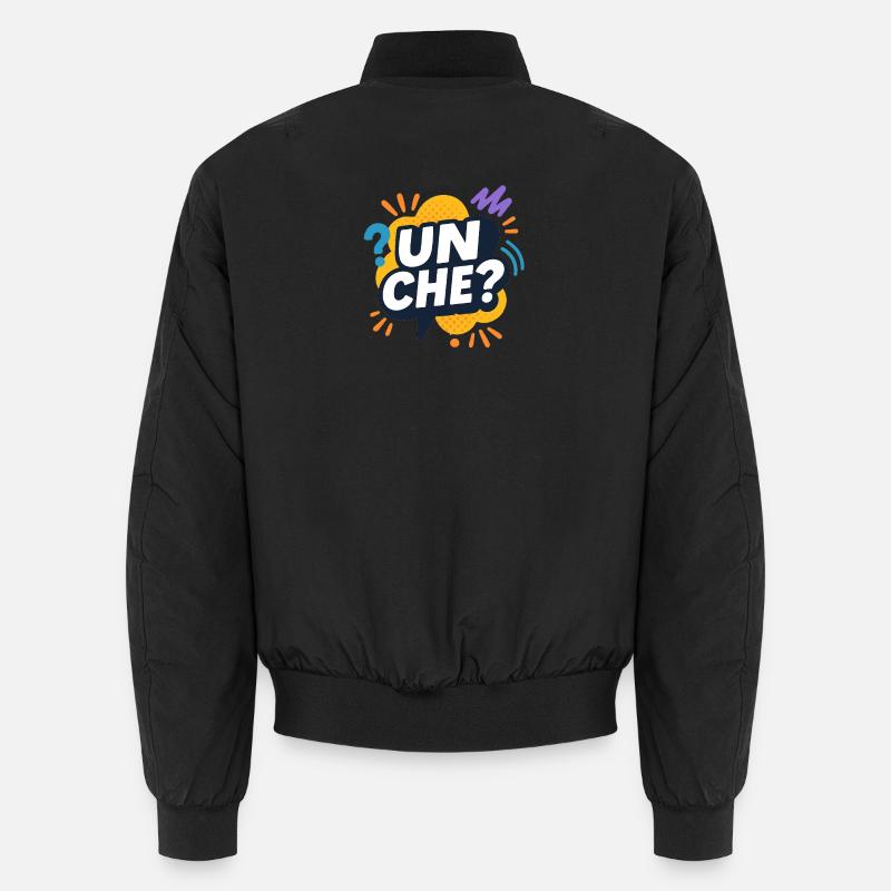 A what? - Unisex Bomber Jacket - black