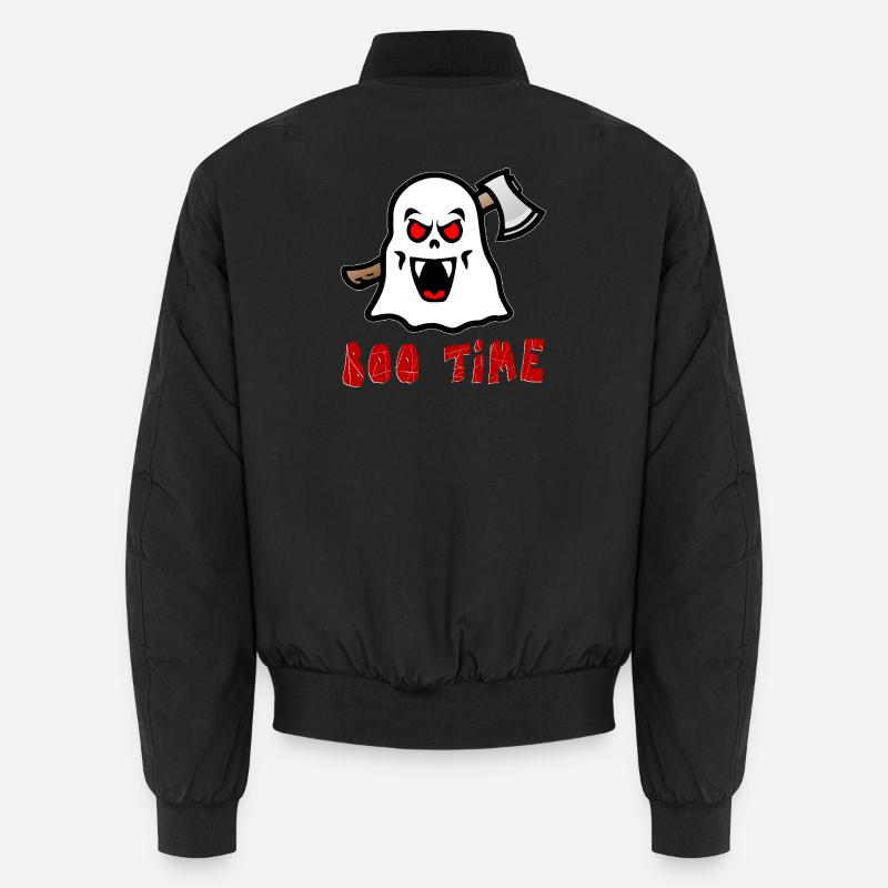 Boo Time Gespenst Unisex Bomberjacke