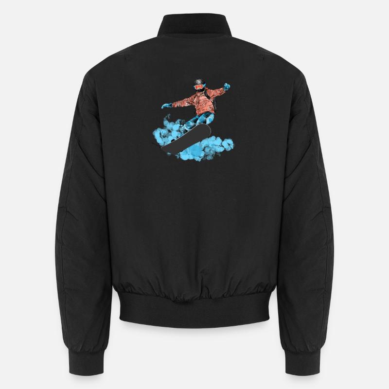 Snowboarding - Unisex Bomber Jacket - black