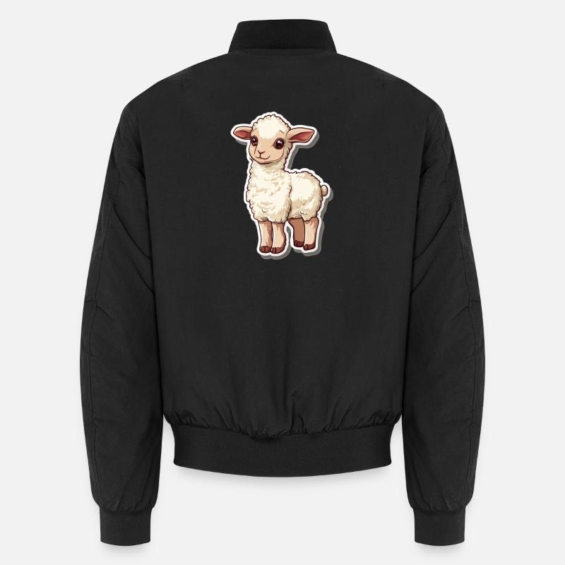 Sheep - Unisex Bomber Jacket - black